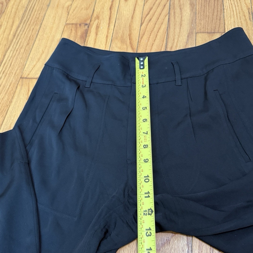 AYR Black Silk Stretch Trouser Pants Size 6 - Picture 7 of 8